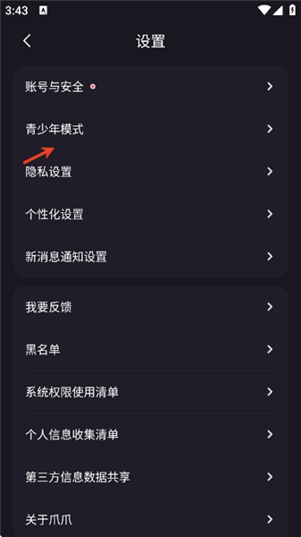 怎么开启青少年模式配图3