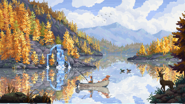 抛竿放松宣传图