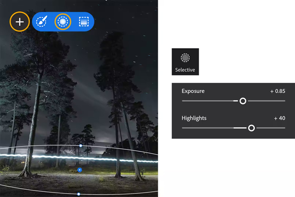 怎么编辑夜间自然照片配图2