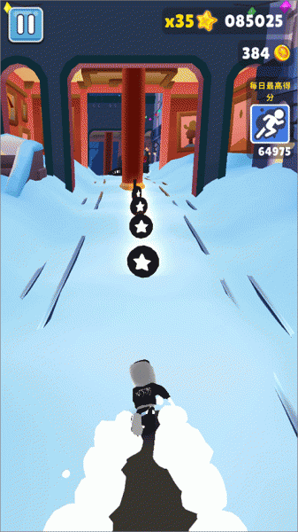 地铁跑酷Easft仿外网雪地版本