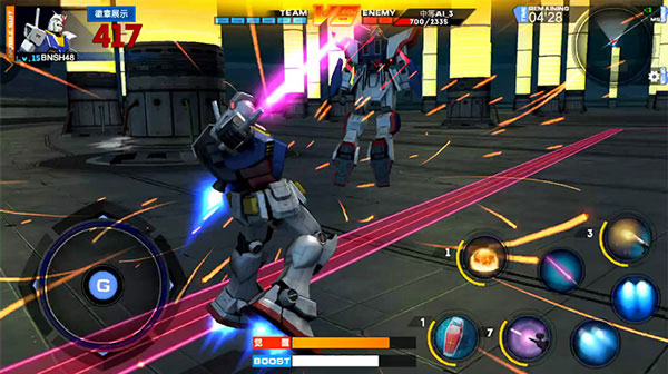 敢达争锋对决应用宝版PVP攻略3