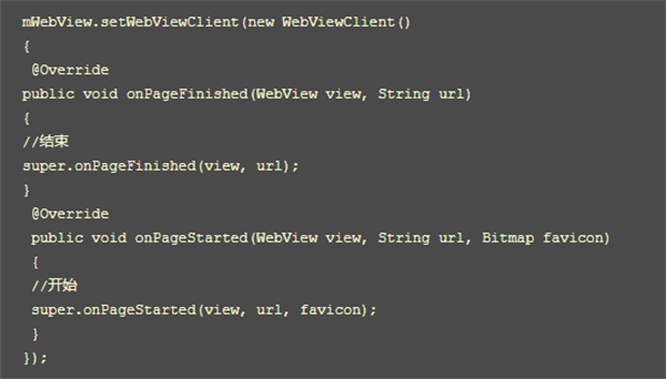 获得WebView网页加载初始化和完成事件配图1