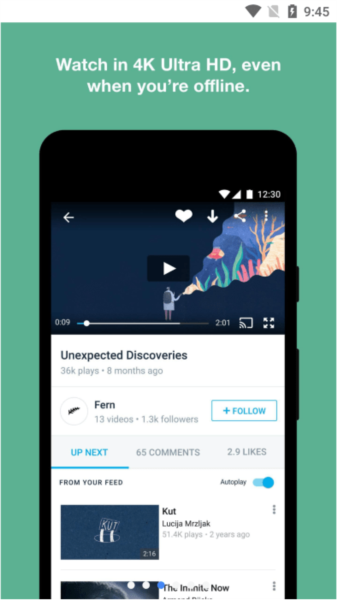 vimeo官方版软件截图1