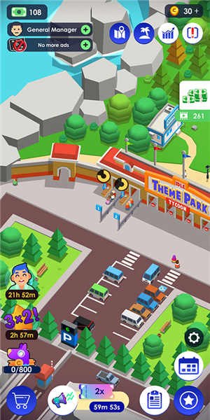 闲置主题公园大亨2025最新版游戏截图4