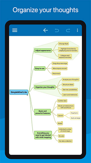 SimpleMind Pro手机版宣传图