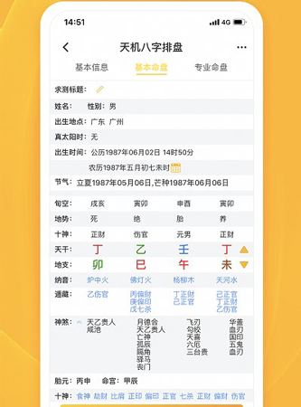 《天机八字排盘免费版》截图1