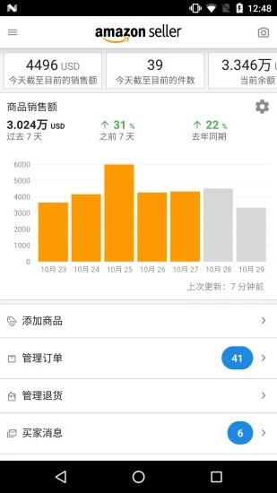 亚马逊卖家app软件截图3