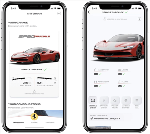 MyFerrari app宣传图