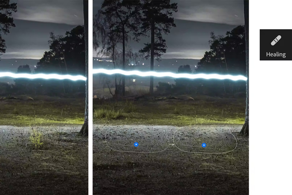 怎么编辑夜间自然照片配图3