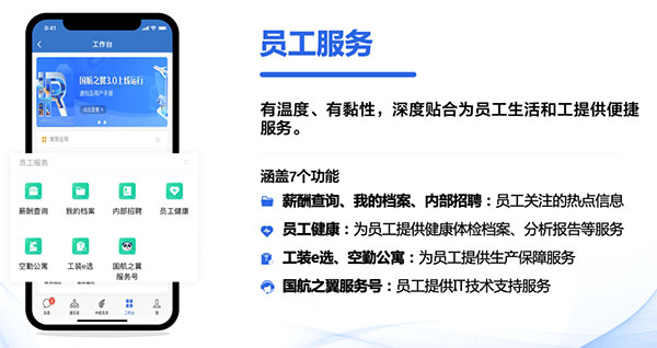 国航之翼国航员工app宣传图